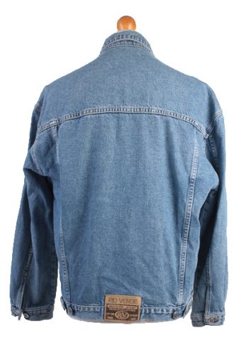 Rio Verde Vintage Denim Jacket Blue Unisex Size L -DJ894-10151