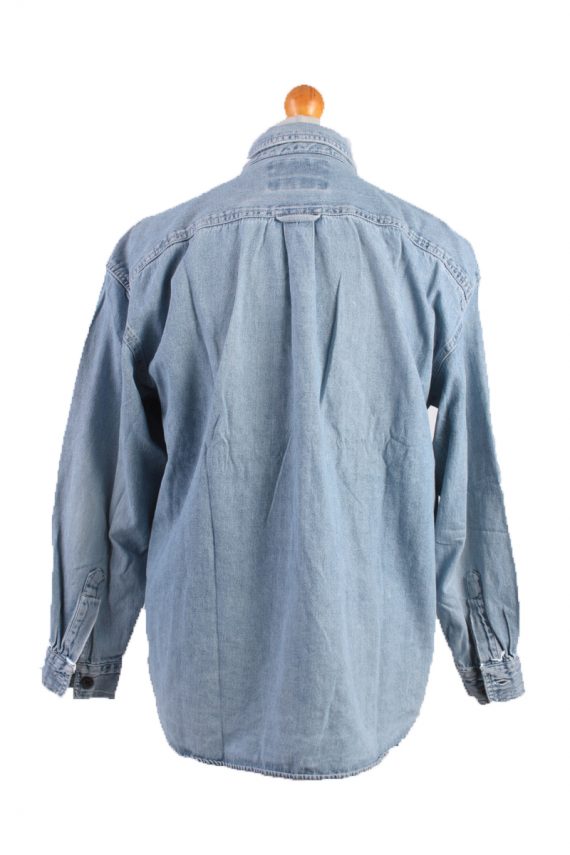 Levi’s Long Sleeve Women Denim Shirt 90s Blue XL