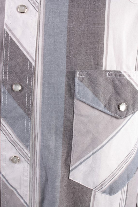 Wrangler Long Sleeve Shirt 90s Grey XL