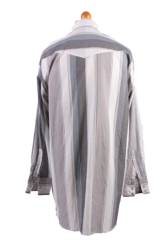 Wrangler Long Sleeve Shirt 90s Grey XL