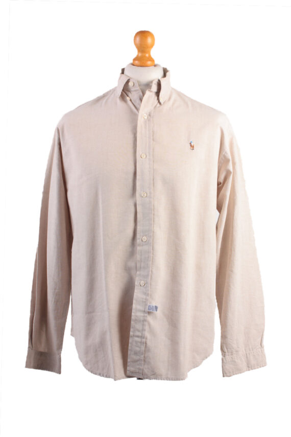 Polo House Vintage Long Sleeve Shirt Beige Size 20 - SH2038-0