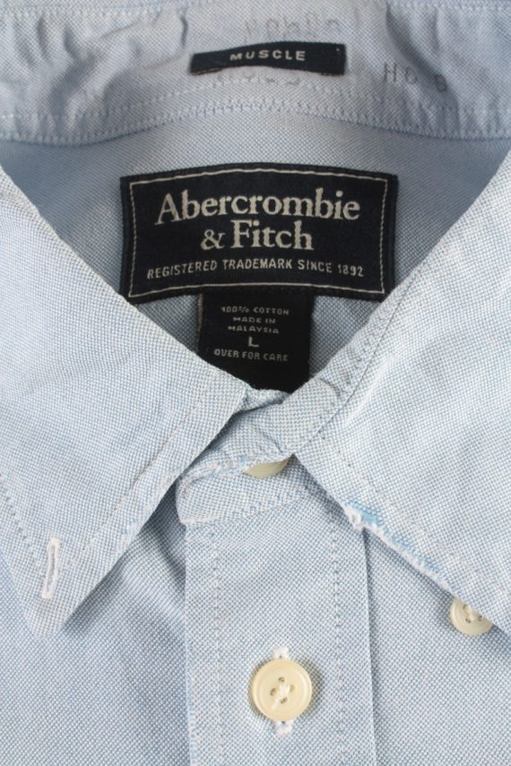 Abercrombie&Fitch Long Sleeve Shirt 90s Blue L