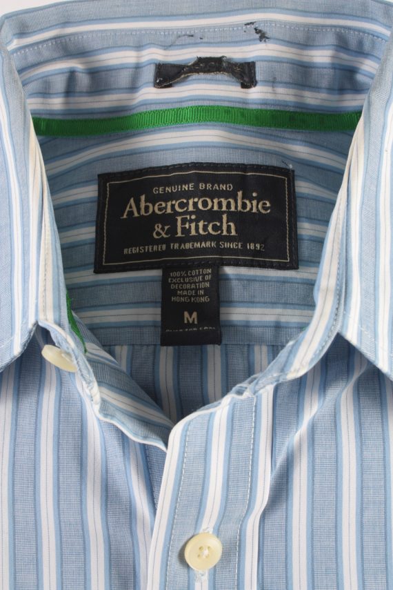 Abercrombie&Fitch Long Sleeve Shirt /Stripes 90s Blue L