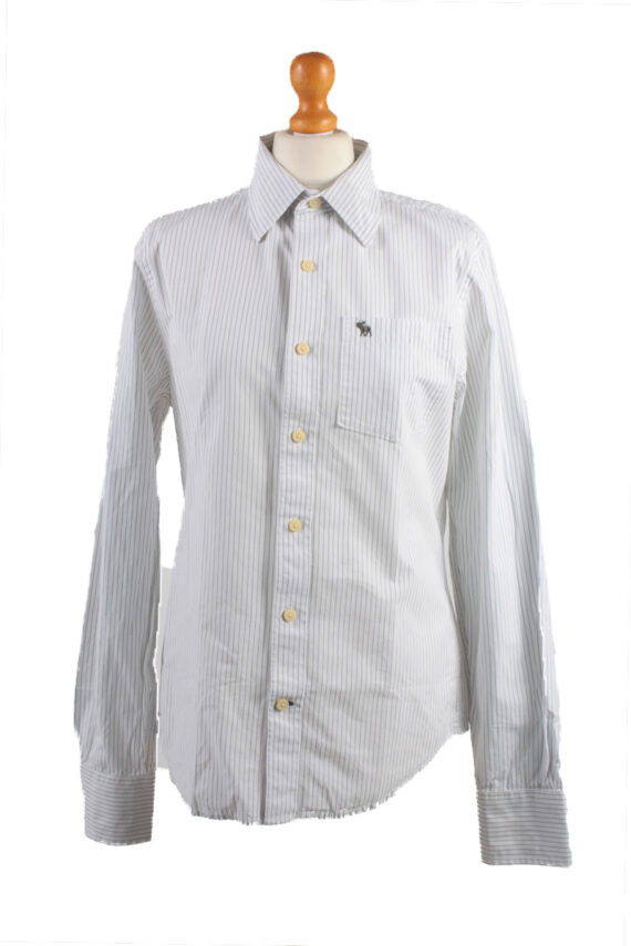 Abercrombie&Fitch Long Sleeve Shirt /Stripes 90s White S