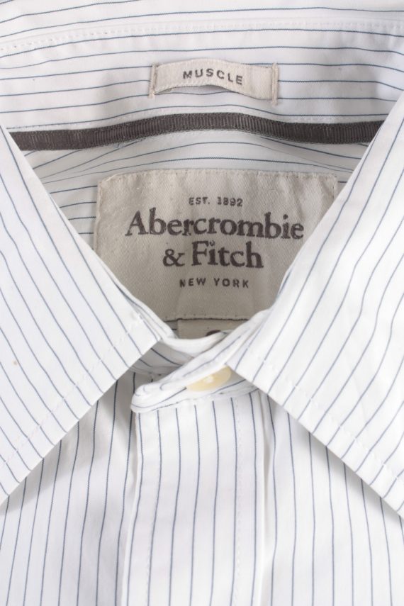 Abercrombie&Fitch Long Sleeve Shirt /Stripes 90s White S