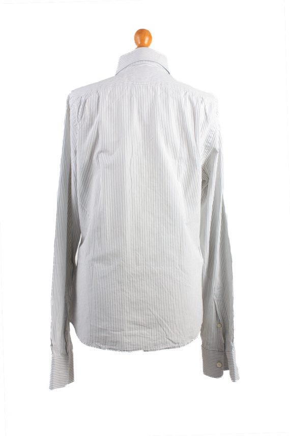 Abercrombie&Fitch Long Sleeve Shirt /Stripes 90s White M