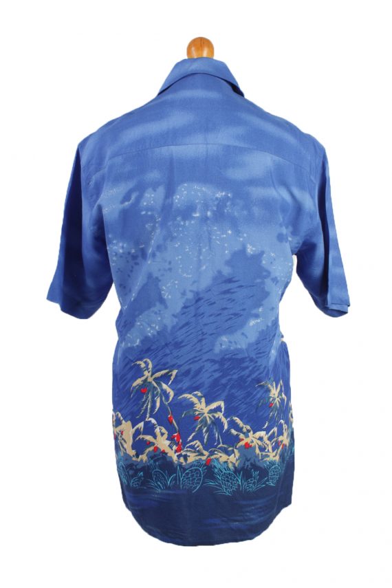 Hawaiian Shirt Beach Stag Aloha Summer /Design Blue M