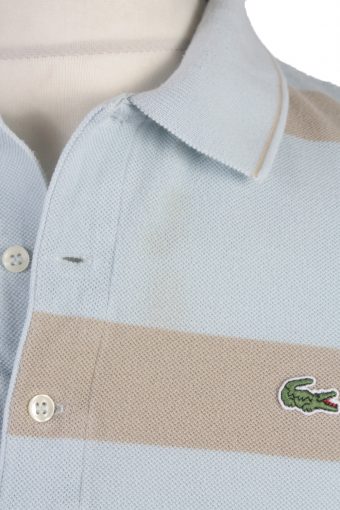 Lacoste Polo Shirt 90s Retro Turquoise L