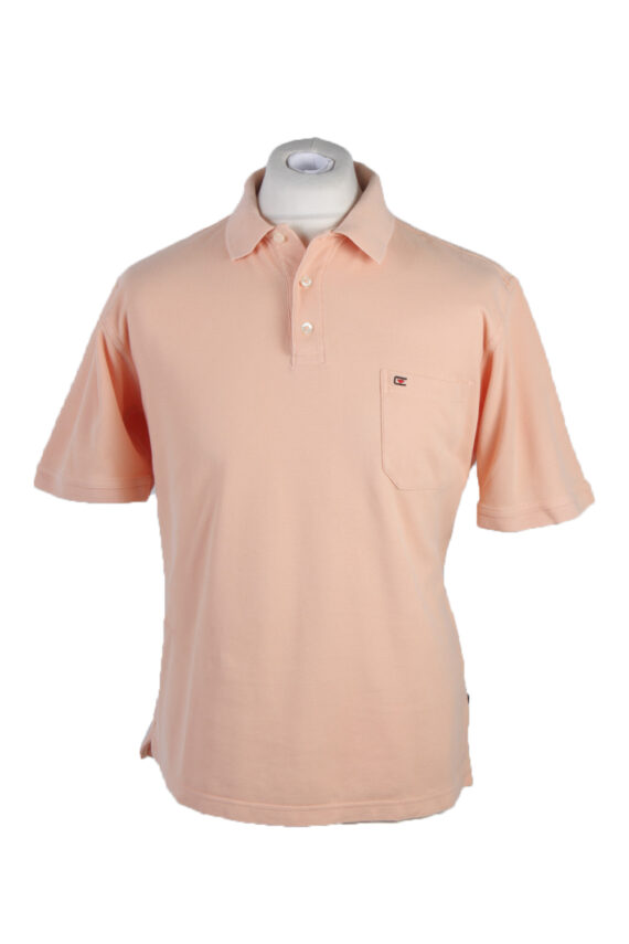 Casa Moda Polo Shirt 90s Retro Peach L