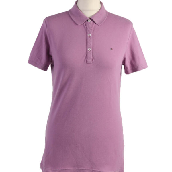 Tommy Hilfiger Polo Shirt 90s Retro Purple M