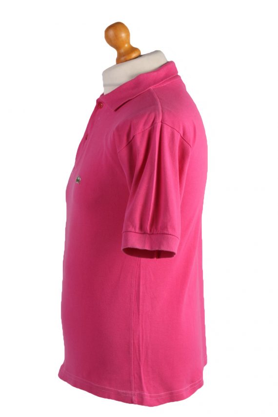 Lacoste Polo Shirt 90s Retro Pink S