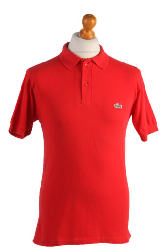 Lacoste Polo Shirt 90s Retro Red M