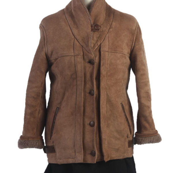 90s Women Sheepskin Coat/Jacket