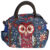Womens Owl Printed Bag – Navy