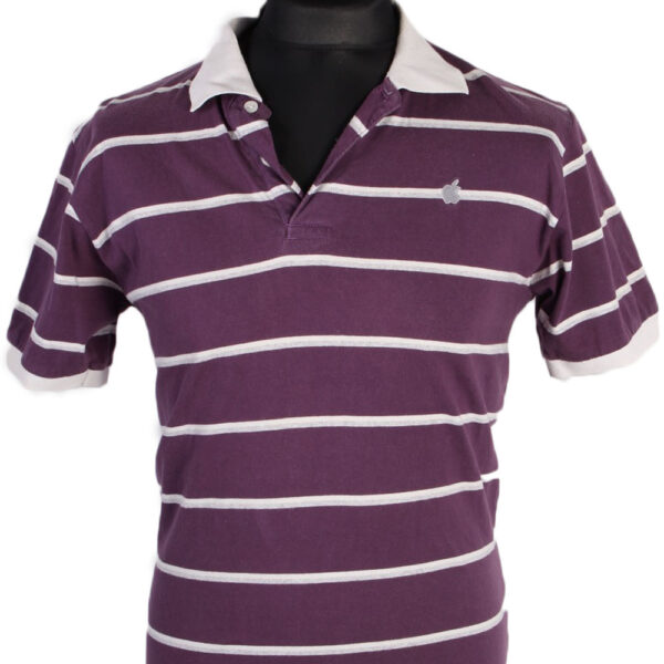Polo Shirt 90s Retro Purple M