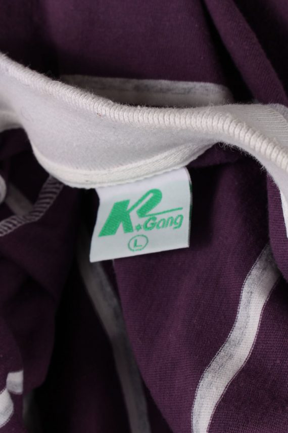 Mens K Gang Striped Polo Shirt - Multi - M -PT0699-43439