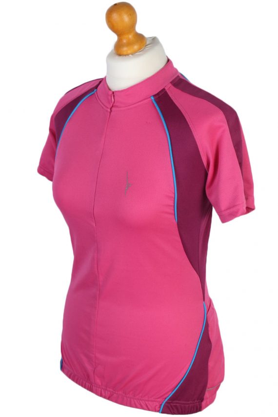 Cycling Shirt Jersey 90s Retro Pink S