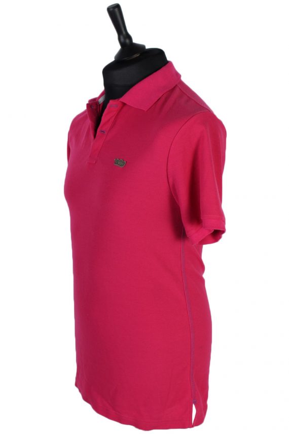 Mens Twoplay Plain Polo T Shirt - Pink - XL -PT0763-44462