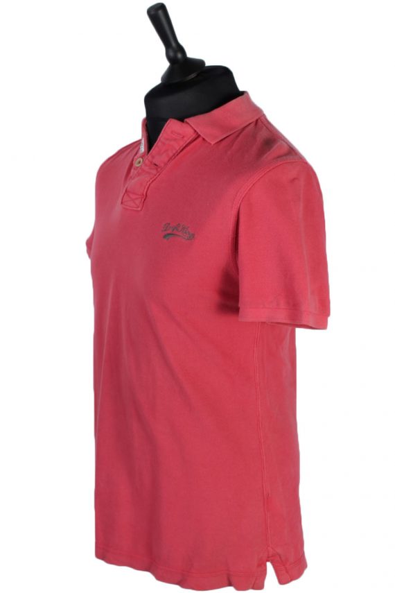 Mens Drift King Plain Polo Shirt - Pink - S -PT0792-44759