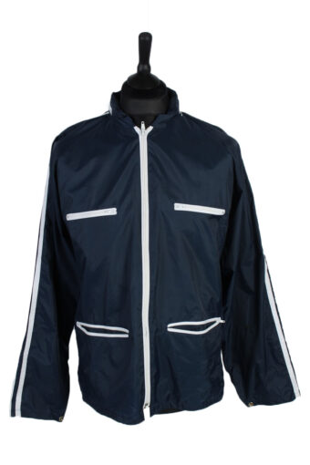 Raincoat Waterproof Outdoor Jacket Windbreaker Navy XL