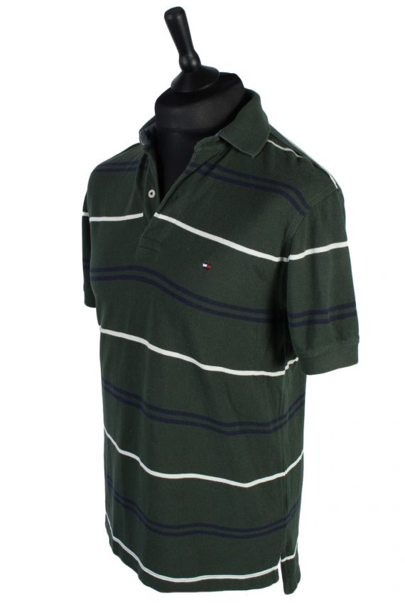 Tommy Hilfiger Polo Shirt 90s Retro Green M