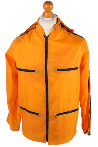 Raincoat Waterproof Outdoor Jacket Windbreaker Orange M