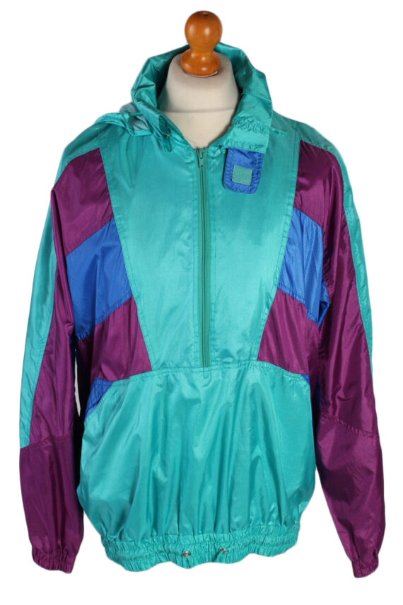 Raincoat Windbreaker Festival Coat Jacket 90s XL