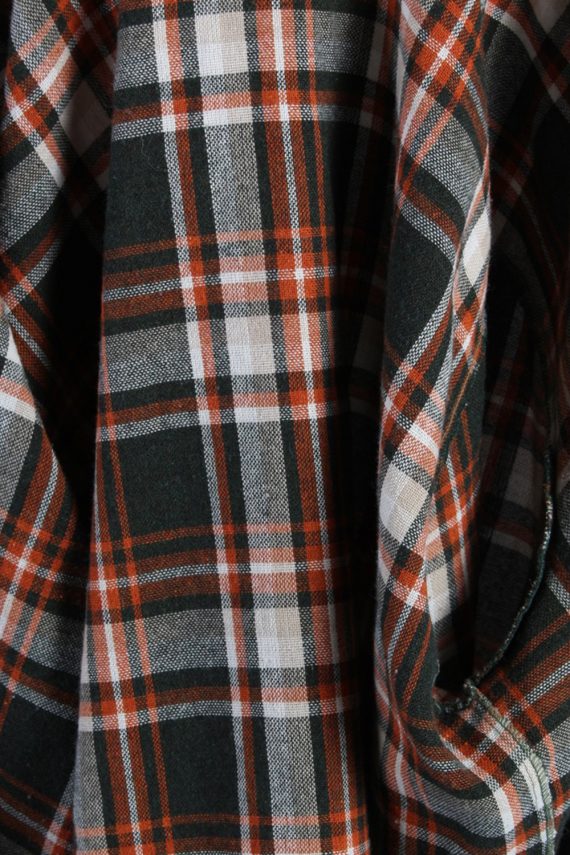 Vintage Retro Mens Flannel Shirt - L Multi - SH3017-55446