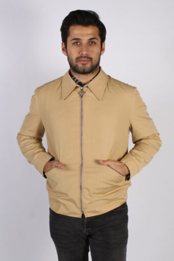 Vintage Kreymborg Mens Casual Smart Coat Jacket  M , L Mustard