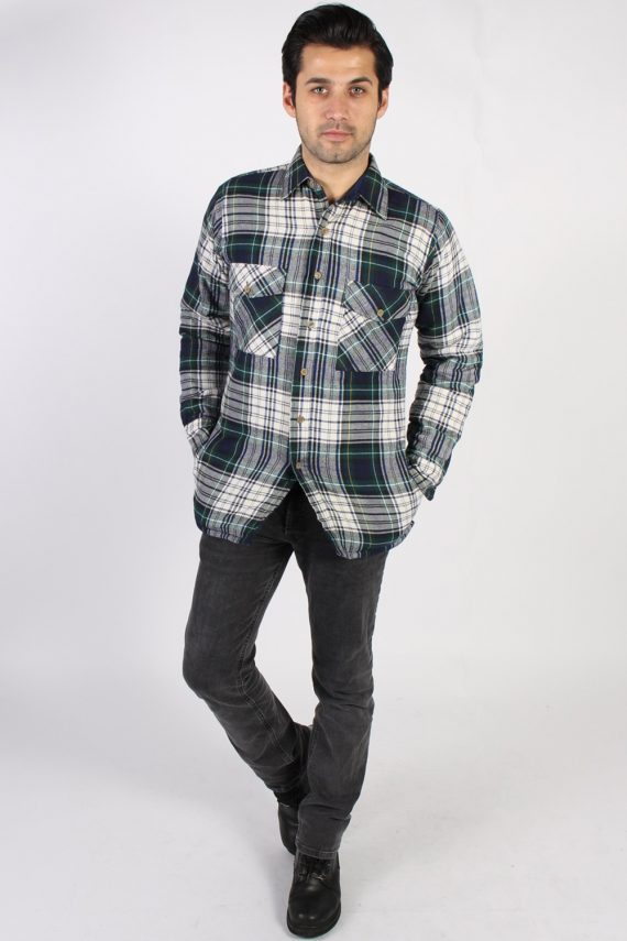 Flannel Lumberjack Shirt 90s Retro Multi S