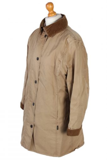 Vintage Barbour Waterproof Jacket Coat Bust 43 Beige
