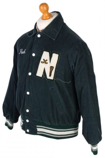 Vintage Marguart’s Custom Made Paula Bomber Jacket Bust 46 Navy