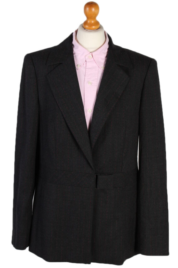 Vintage Escada Smart Jacket Coat Bust 42 Grey HT2144-0