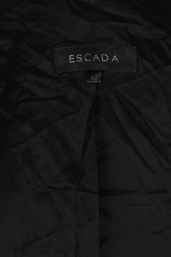 Vintage Escada Smart Jacket Coat Bust 42 Grey HT2144-78992