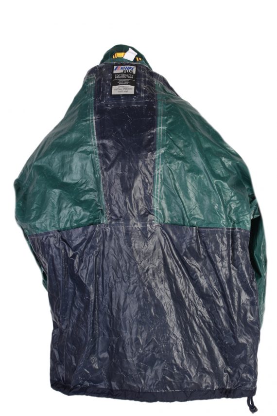 K Way Raincoat Waterproof Outdoor Jacket Windbreaker XL