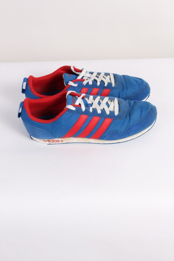 Vintage Adidas NEO Three Stripes Shoes UK 7.5 Blue