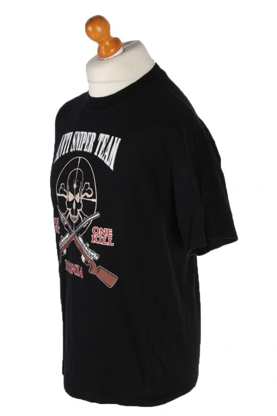 Vintage Strike Eagle T-Shirt M Black TS092-81857