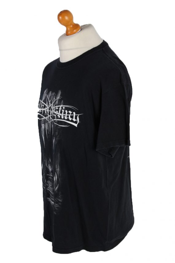Retro T-Shirt 90s Vintage Shirt Black L