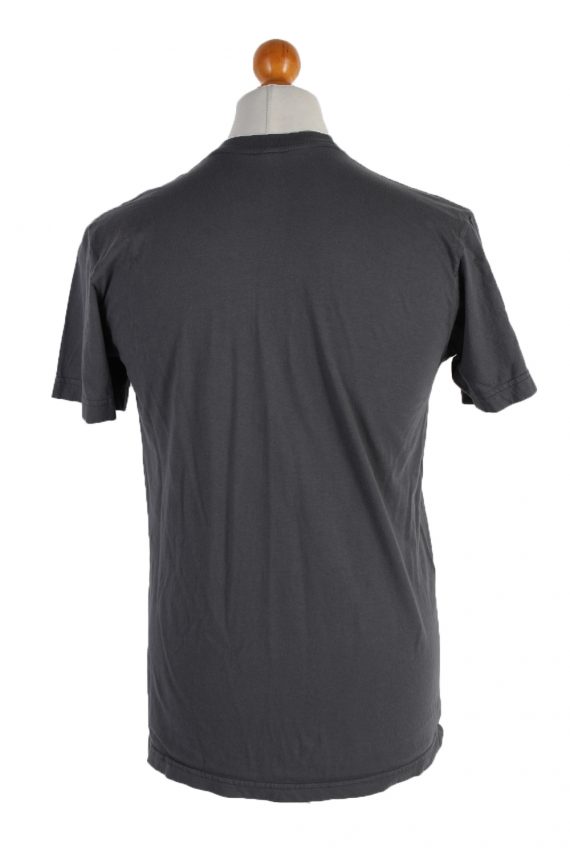 Men T-Shirt 90s Retro Shirt American Apparel Grey M
