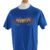 Men T-Shirt 90s Retro Shirt Blue L