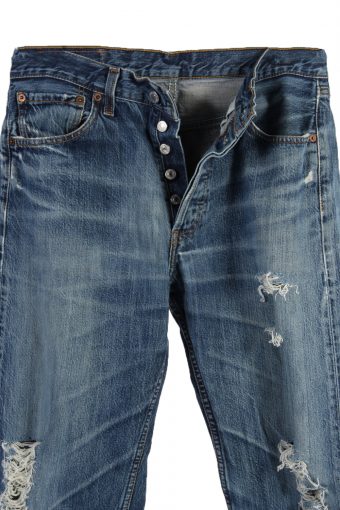 Levi’s 501 label Ripped Faded Unisex Jeans W30 L32