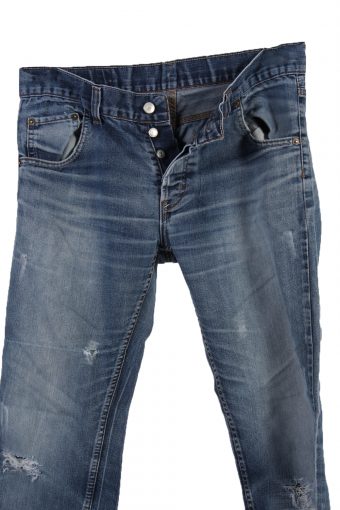 Levi’s 501 label Ripped Faded Unisex Jeans W34 L34