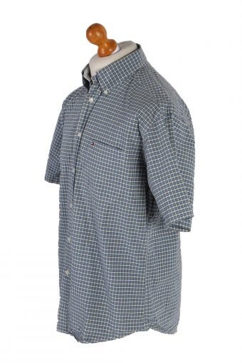 Vintage Tommy Hilfiger Short Sleeve Shirt M Multi SH3332-85580