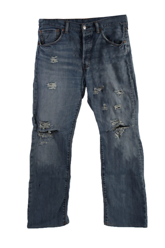 Levi’s 501 Ripped Denim Jeans Mens W33 L30