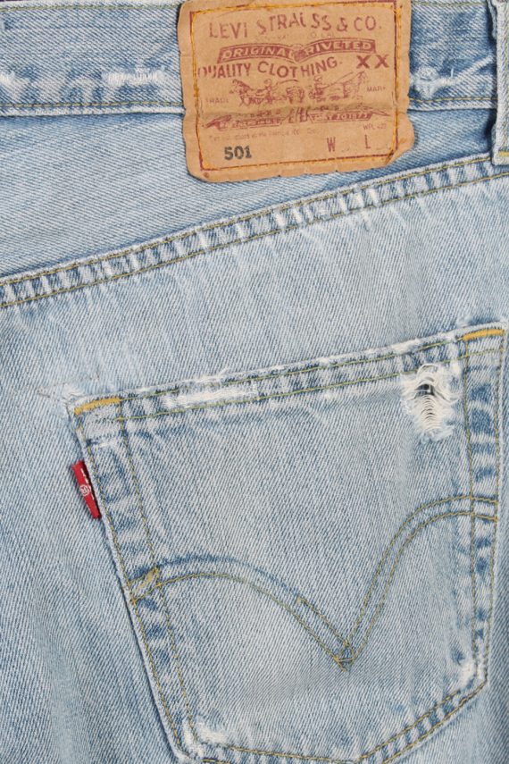 Levi’s 501 Lable Ripped Faded Unisex Jeans W33 L36
