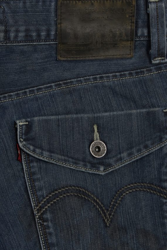 Levi’s Lot 902 Vintage Jeans Straight Relaxed Up Button Men Blue W32 L28 JNS5207