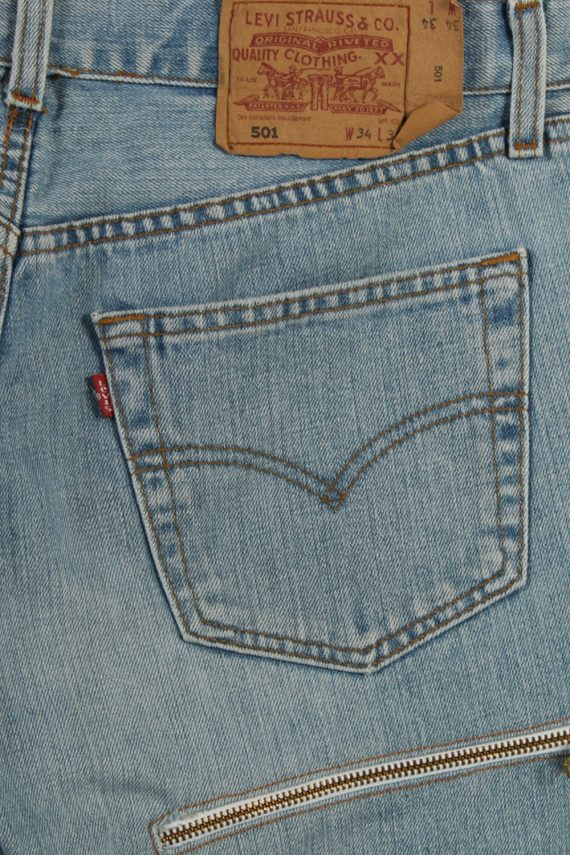 Levi’s 501 Details Denim Jeans Mens W34 L34