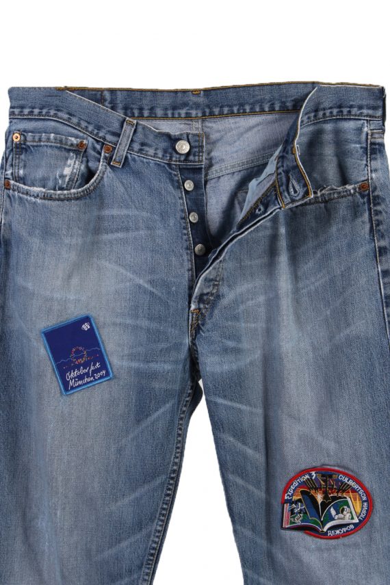 Levi’s Designer Remake Faded Unisex Jeans 80’s 90’s W34 L32