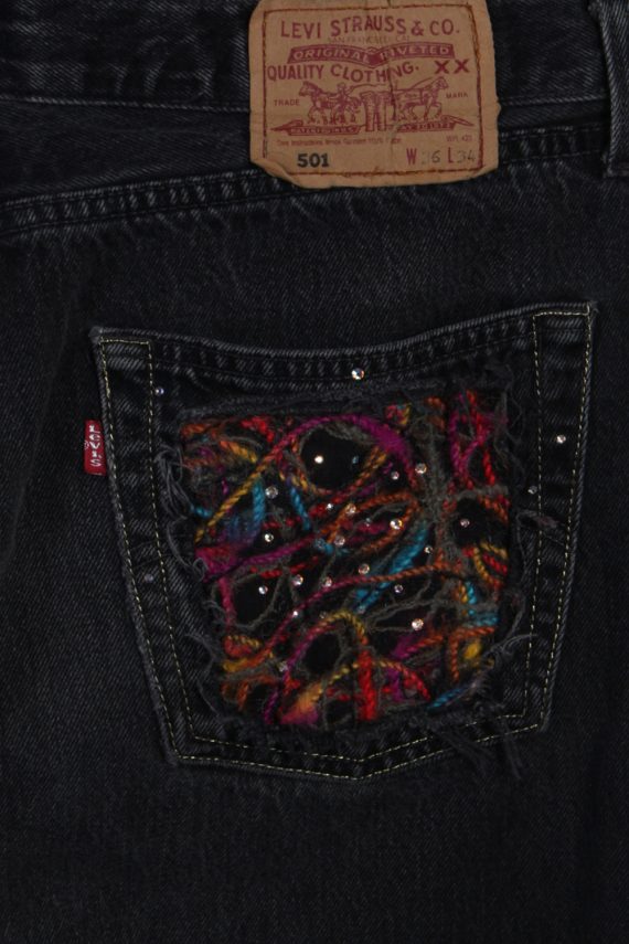 Levi’s 501 Designer Remake Faded Women Jeans 90’s W36 L31