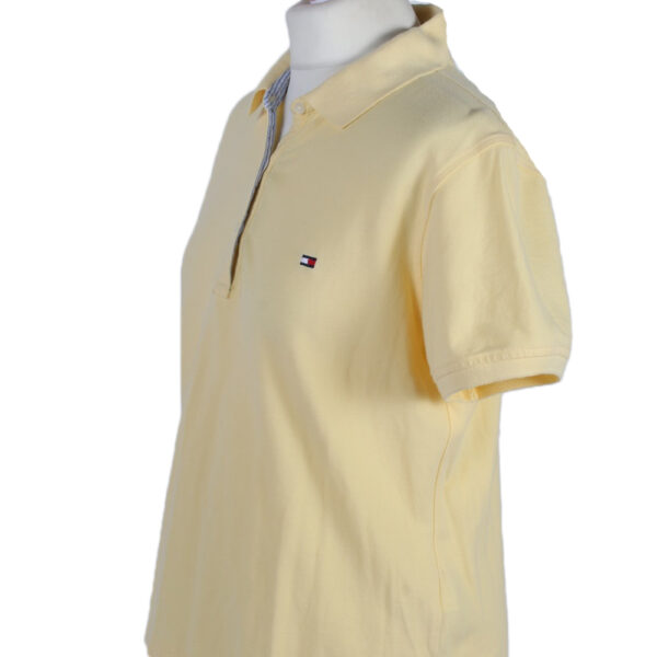 Tommy Hilfiger Polo Shirt 90s Retro Yellow L